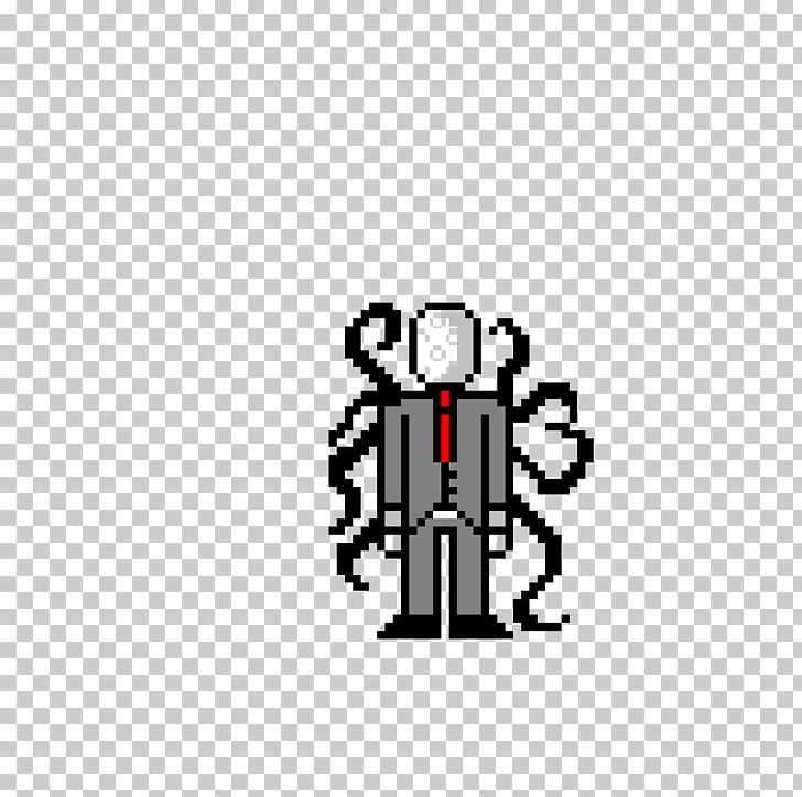 slender man pixel art