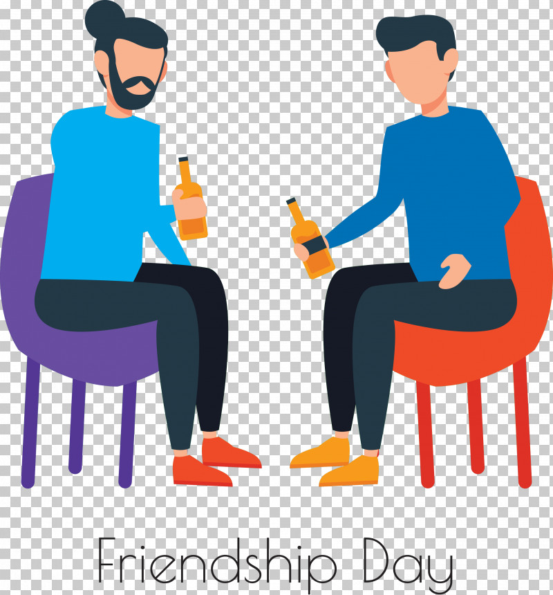 Friendship Day PNG, Clipart, Animation, Cartoon, Chair, Conversation, Drawing Free PNG Download