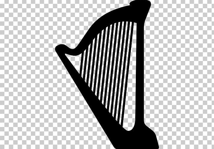 Celtic Harp Computer Icons Musical Instruments PNG, Clipart, Black, Black And White, Celtic Harp, Clip Art, Computer Icons Free PNG Download