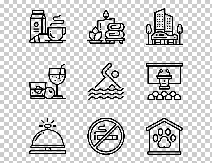 Hotel Computer Icons Service PNG, Clipart, Angle, Area, Black, Black And White, Brand Free PNG Download
