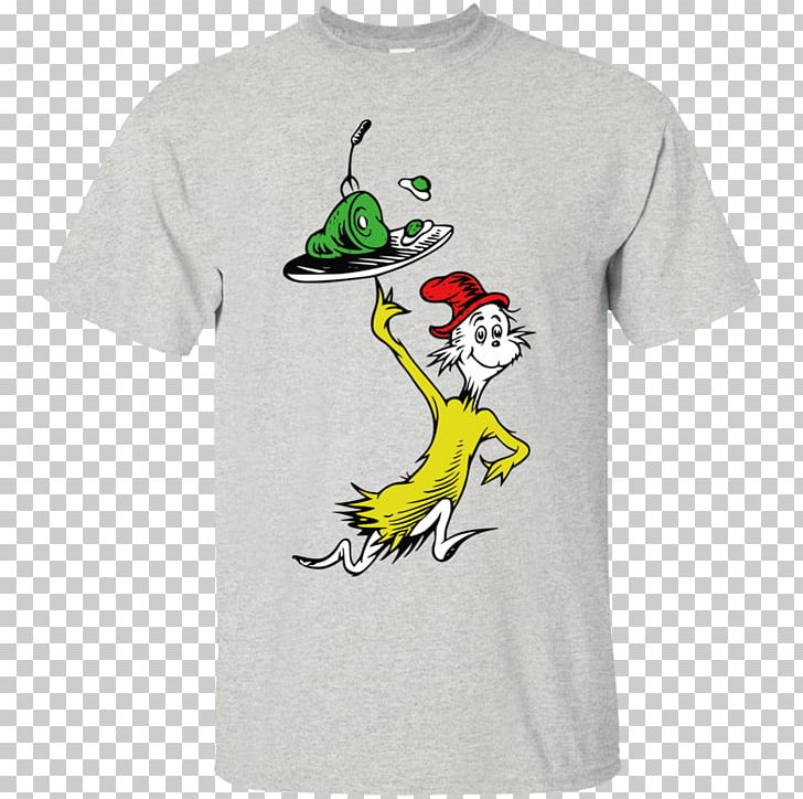 Green Eggs And Ham T-shirt Fried Chicken The Cat In The Hat PNG, Clipart, Bacon, Brand, Cat In The Hat, Clothing, Drawing Free PNG Download