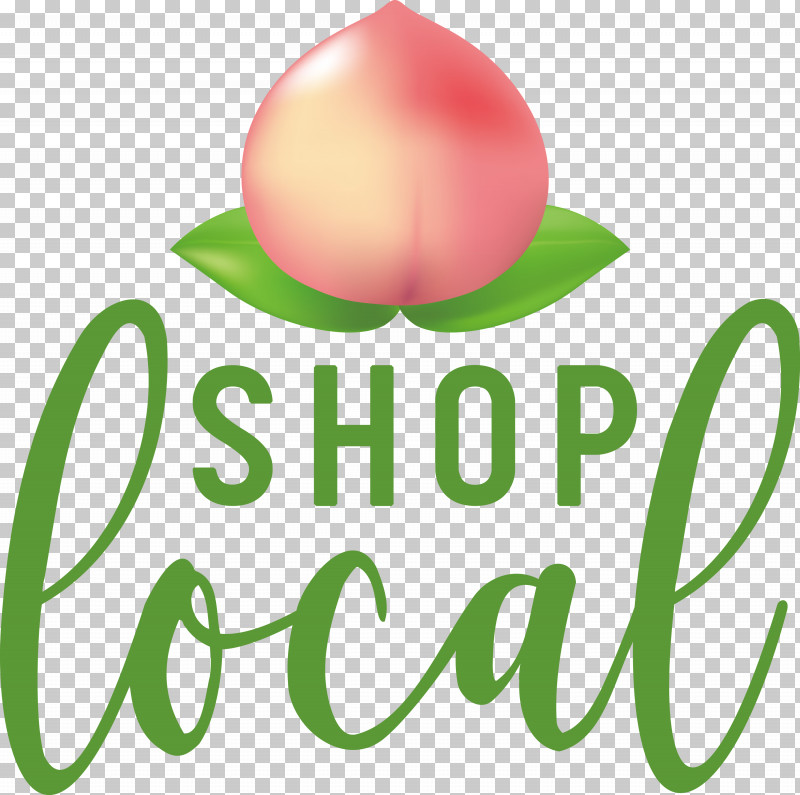 SHOP LOCAL PNG, Clipart, Flower, Fruit, Green, Line, Logo Free PNG Download
