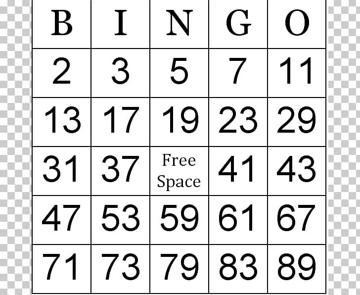 Bingo Card Number Mathematics Game PNG, Clipart, Angle, Area, Bingo, Bingo Card, Black And White Free PNG Download