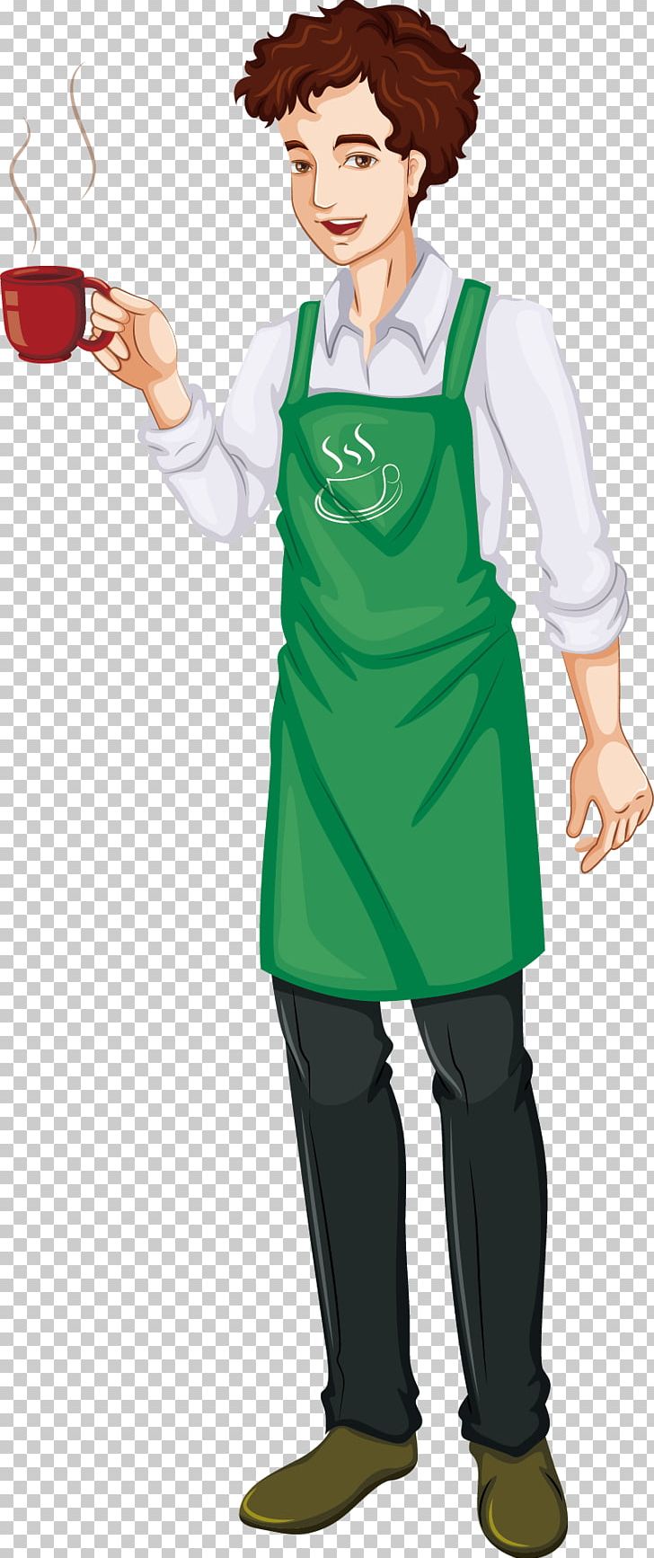 Cafe Drawing Waiter Illustration PNG, Clipart, Boy, Business Man, Cartoon, Child, Coffee Free PNG Download