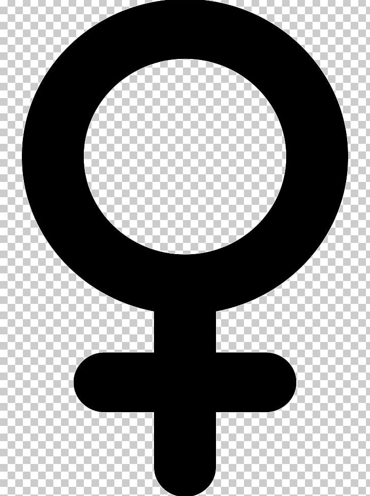 Gender Symbol Female PNG, Clipart, Black And White, Computer Icons, Female, Gender, Gender Symbol Free PNG Download