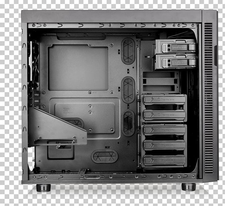 Computer Cases & Housings Suppressor F51 Window E-ATX Mid-Tower Chassis CA-1E1-00M1WN-00 Toughened Glass Thermaltake Core V51 PNG, Clipart, Atx, Computer, Computer Hardware, Electronic Device, Electronics Free PNG Download