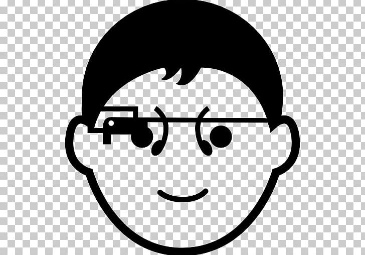 Google Glass Computer Icons PNG, Clipart, Bald, Black, Black And White, Boy With Glasses, Circle Free PNG Download