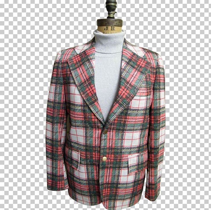 Tartan Blazer Jacket Double Knitting Sport Coat PNG, Clipart, Beige, Blazer, Button, Clothing, Coat Free PNG Download