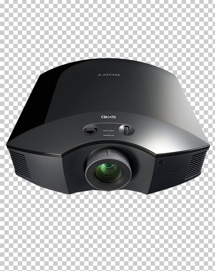Multimedia Projectors Silicon X-tal Reflective Display Sony VPL-HW45ES PNG, Clipart, 1080p, Electronic Device, Electronics, Home Theater System, Lcd Projector Free PNG Download
