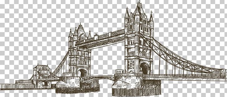 Big Ben Tower Bridge Landmark PNG, Clipart, Cityscape, Eiffel Tower, Encapsulated Postscript, England, Hand Drawn Free PNG Download