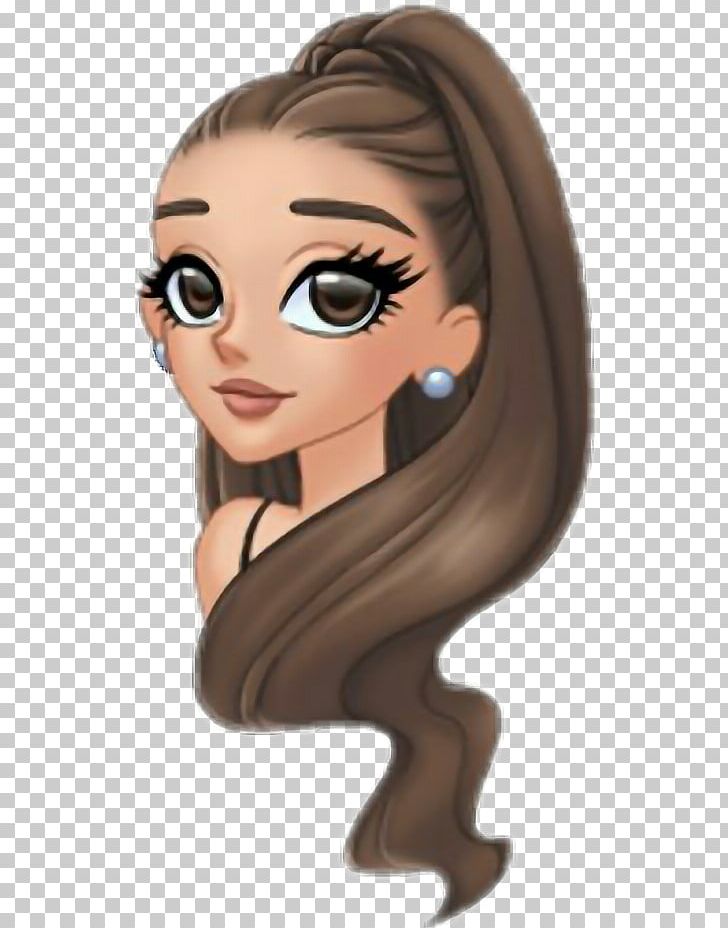 Ariana Grande Victorious Emoji Moonlight Drawing PNG, Clipart, Ariana Grande, Brown Hair, Cartoon, Cat Valentine, Cheek Free PNG Download