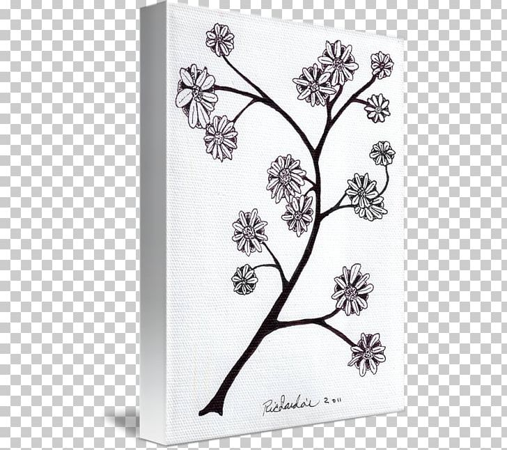 Paper Canvas Art Inkstick PNG, Clipart, Art, Black And White, Branch, Canvas, Flora Free PNG Download