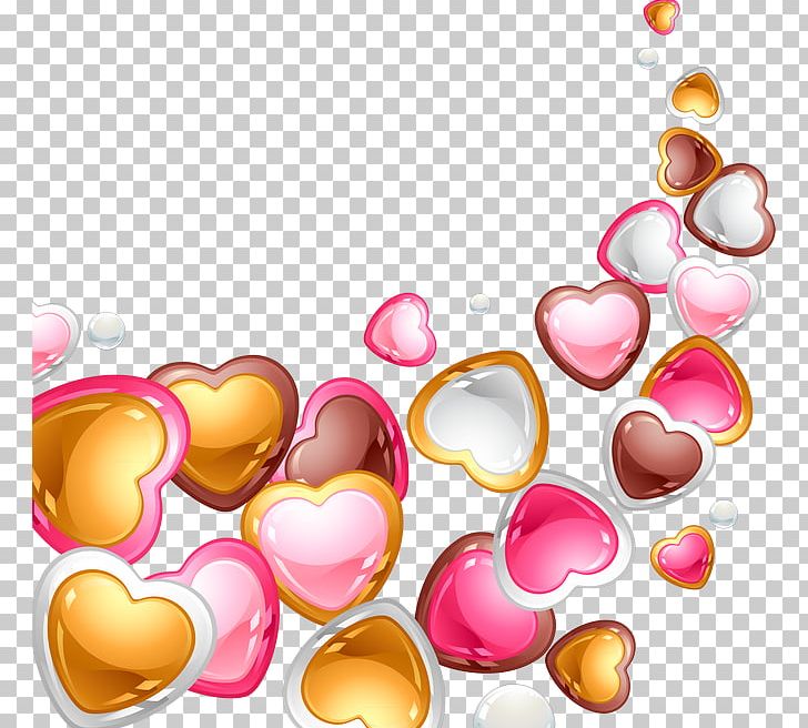 bride and groom in heart clipart