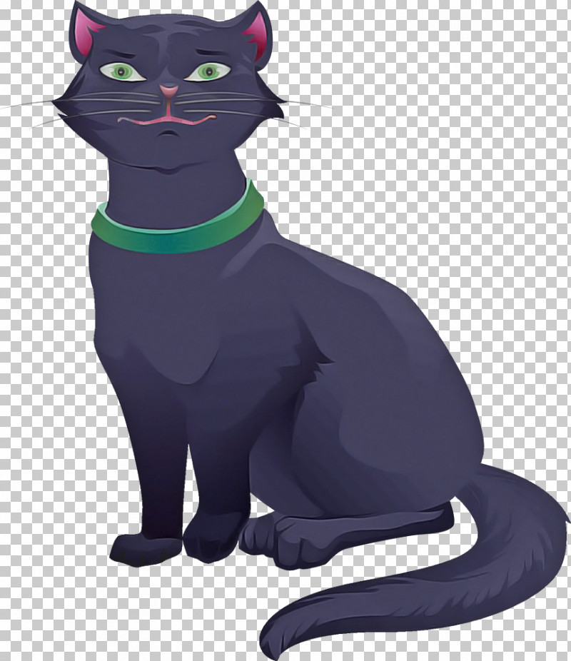 Cat Black Cat Small To Medium-sized Cats Whiskers Cartoon PNG, Clipart, Animation, Asian, Black Cat, Bombay, Cartoon Free PNG Download