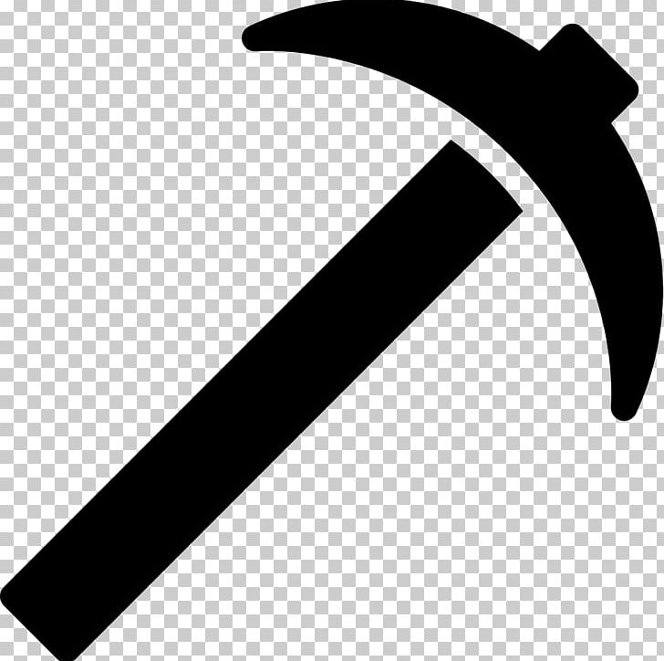 Pickaxe Minecraft Computer Icons Blockchain PNG, Clipart, Angle, Axe, Bitcoin Network, Black And White, Blockchain Free PNG Download