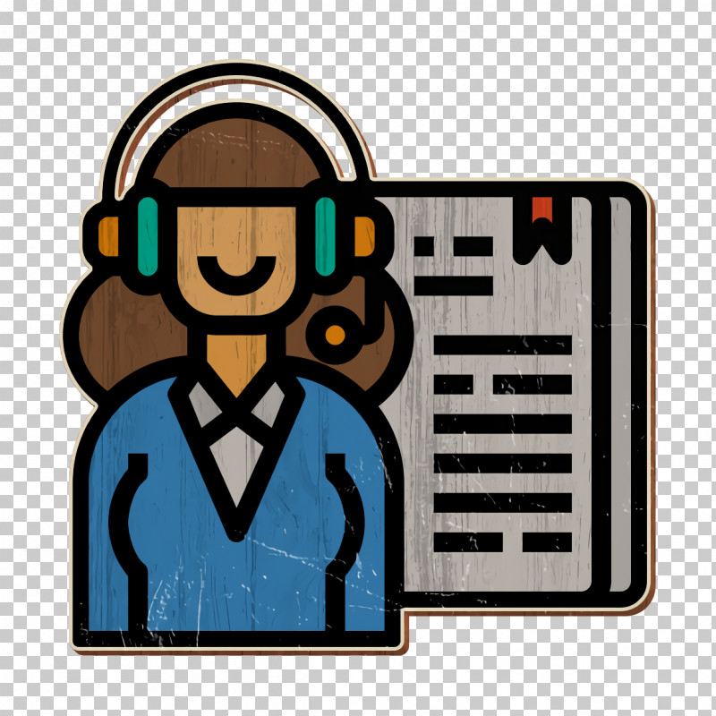 Receptionist Icon Management Icon PNG, Clipart, Cartoon, Glasses, Management Icon, Receptionist Icon, Rectangle Free PNG Download