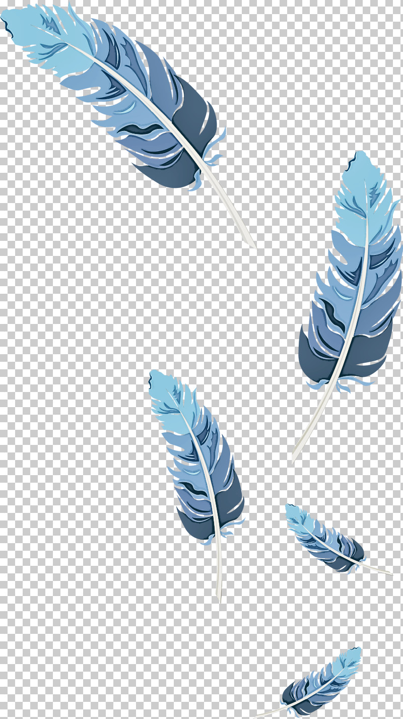 Feather PNG, Clipart, Blue, Feather, Leaf, Natural Material, Plant Free PNG Download