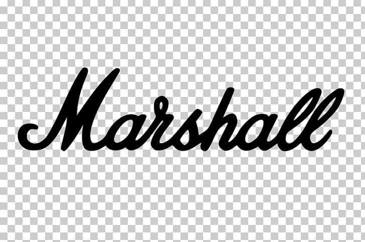Guitar Amplifier Marshall Amplification Musician Electric Guitar Logo PNG, Clipart, Area, Black, Black And White, Brand, Calligraphy Free PNG Download