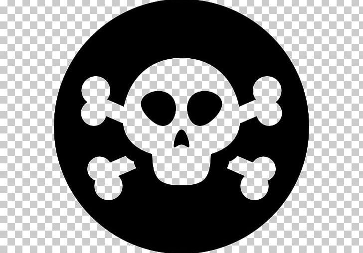 Skull And Crossbones Computer Icons PNG, Clipart, Black And White, Bone, Circle, Computer Icons, Encapsulated Postscript Free PNG Download
