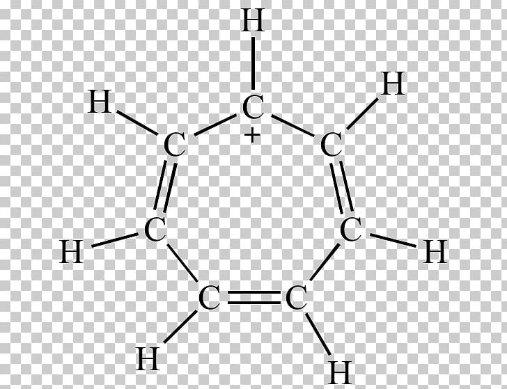Tropylium Cation Cycloheptatriene Carbocation Aromaticity PNG, Clipart, Angle, Arenium Ion, Aromaticity, Black And White, Carbocation Free PNG Download