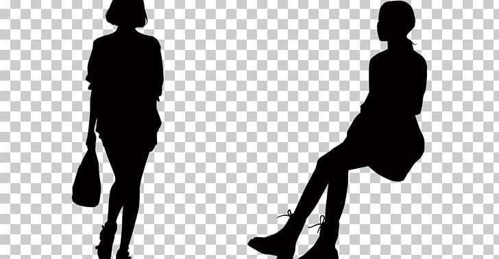 Silhouette Black And White Monochrome Photography PNG, Clipart, Animals, Arm, Black, Black And White, Female Free PNG Download