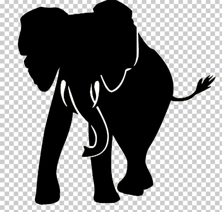 African Elephant Silhouette PNG, Clipart, African Elephant, Animals, Black And White, Cattle Like Mammal, Computer Icons Free PNG Download