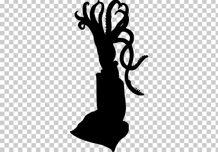 Silhouette Squid Drawing PNG, Clipart, Animal, Animals, Arm, Art, Artwork Free PNG Download