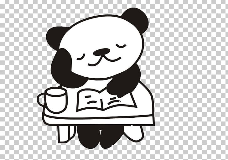 Giant Panda Cartoon PNG, Clipart, Animals, Artwork, Black, Brand, Fictional Character Free PNG Download