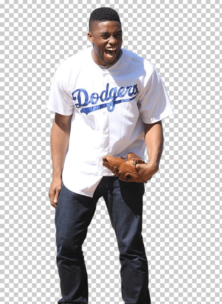 Chadwick Boseman 0 Los Angeles Dodgers Jackie Robinson Jersey PNG, Clipart, Actor, Angelina Jolie, Arm, Athlete, Baseball Free PNG Download