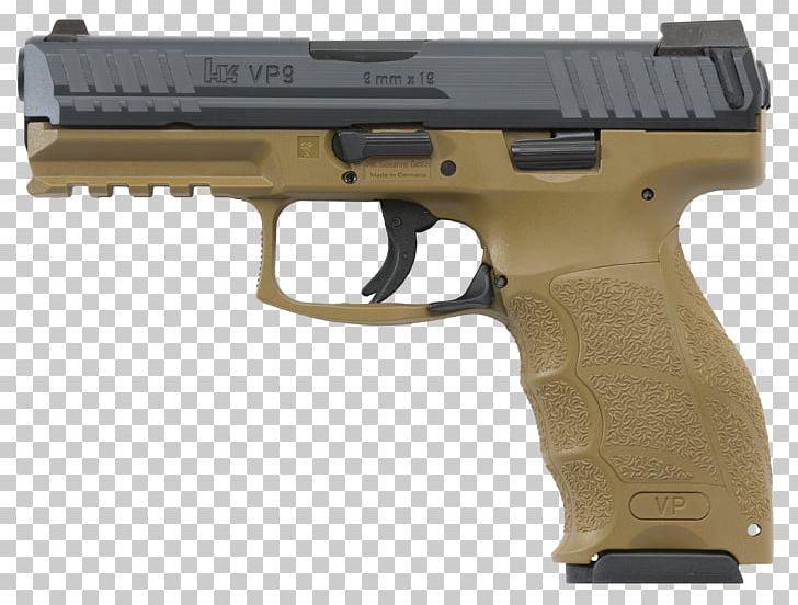 Heckler & Koch VP9 Firearm 9×19mm Parabellum Pistol PNG, Clipart, 9 Mm Caliber, 511 Tactical, 919mm Parabellum, Air Gun, Airsoft Free PNG Download