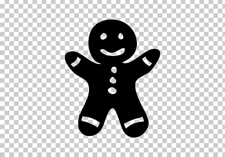Christmas Cookie Gingerbread Man Computer Icons PNG, Clipart, Biscuit, Biscuits, Black, Black And White, Christmas Free PNG Download