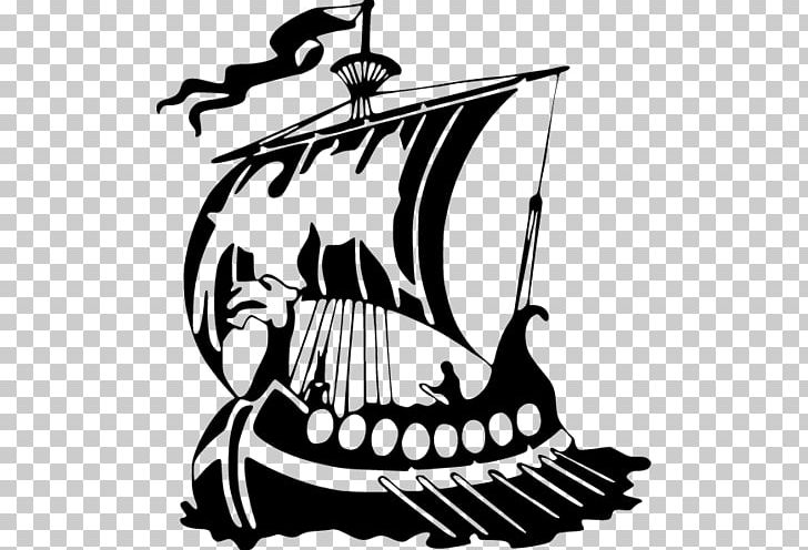 Viking Ships Caravel PNG, Clipart, Art, Artwork, Black And White, Caravel, Drawing Free PNG Download