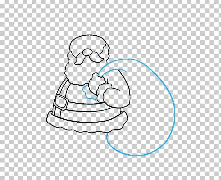 Santa Claus Drawing Line Art Cartoon PNG, Clipart, Art, Artwork, Black And White, Cartoon, Character Free PNG Download