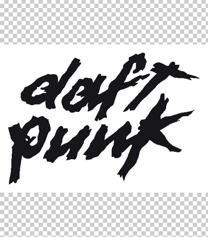 Logo Daft Punk Typography Too Long / Steam Machine PNG, Clipart, Angle, Black, Black And White, Brand, Calligraphy Free PNG Download