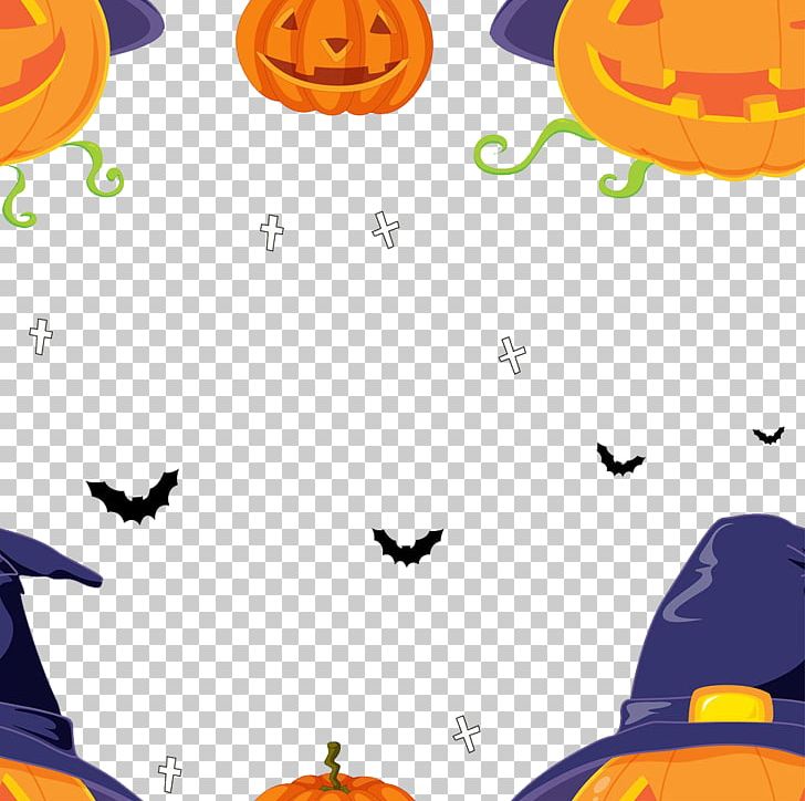 Pumpkin Illustration PNG, Clipart, Bat, Cartoon, Childrens Day, Computer Wallpaper, Cross Free PNG Download