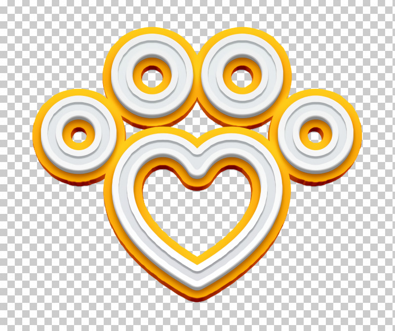 Minimal Pet Shop Icon Pet Friendly Icon Paw Icon PNG, Clipart, Heart, Human Body, Jewellery, Paw Icon, Yellow Free PNG Download