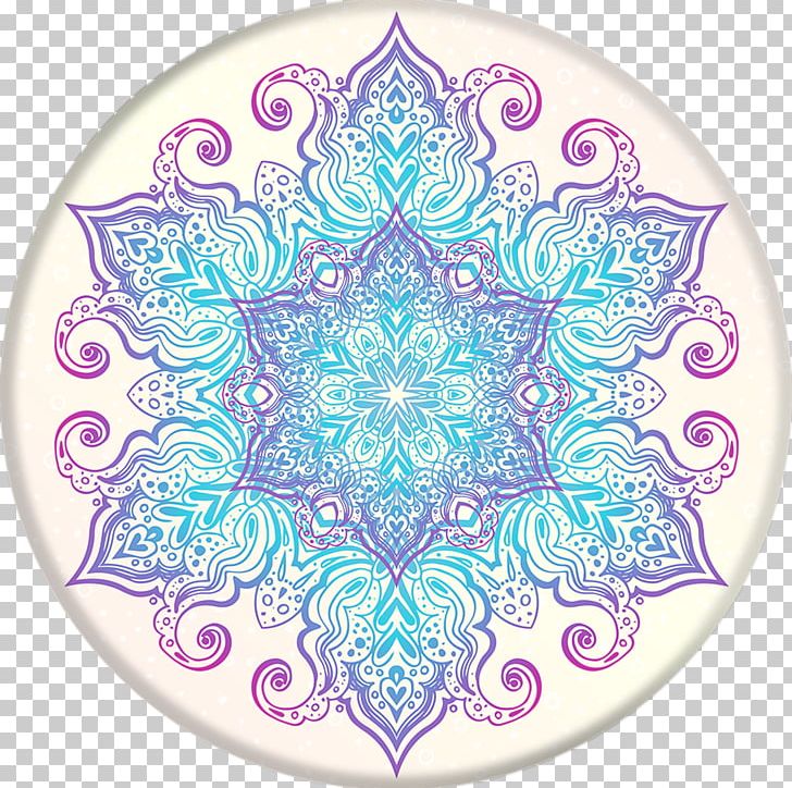 PopSockets Grip Stand Mandala Mobile Phones Handheld Devices PNG, Clipart, Aqua, Circle, Flower, Handheld Devices, Mandala Free PNG Download