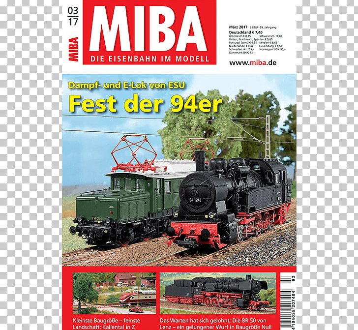 Germany Magazine MIBA Train Rail Transport PNG, Clipart, Germany, Locomotive, Magazine, Modell, Mode Of Transport Free PNG Download