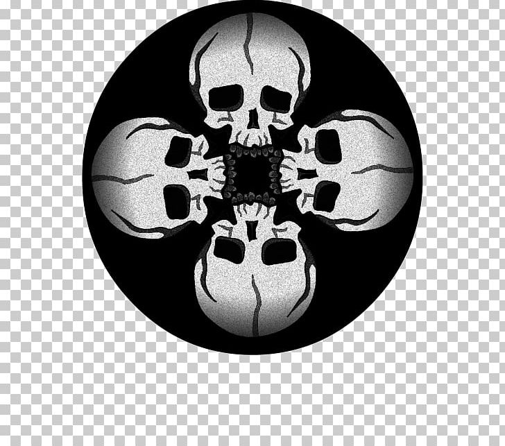 Skull Symbol White PNG, Clipart, Black And White, Bone, Fantasy, Monochrome, Nevermore Free PNG Download