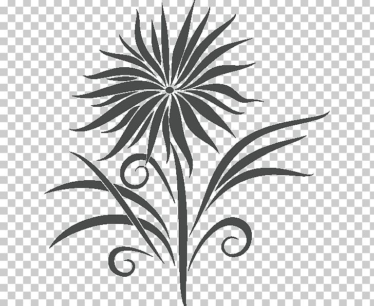 Sticker PNG, Clipart, Black And White, Branch, Drawing, Flora, Flower Free PNG Download