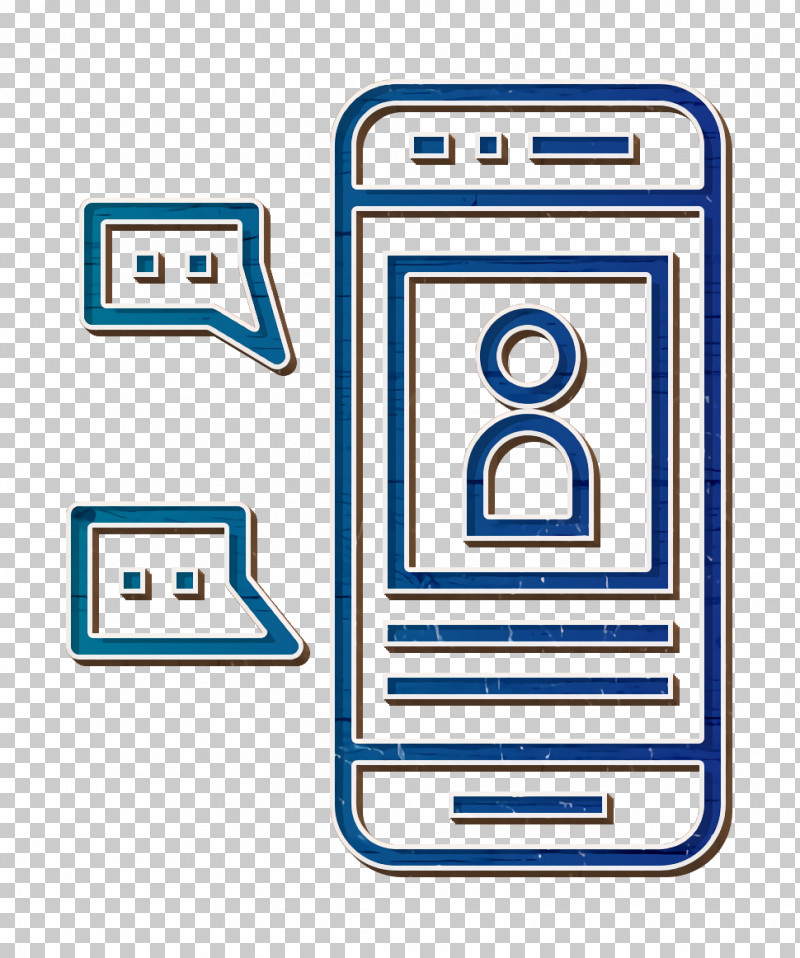 Chat Icon Talk Icon Newspaper Icon PNG, Clipart, Chat Icon, Electric Blue, Jersey, Line, Mobile Phone Accessories Free PNG Download