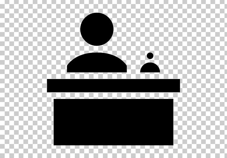 Computer Icons Receptionist Hotel Desk PNG, Clipart, Art Front, Black, Black And White, Brand, Circle Free PNG Download