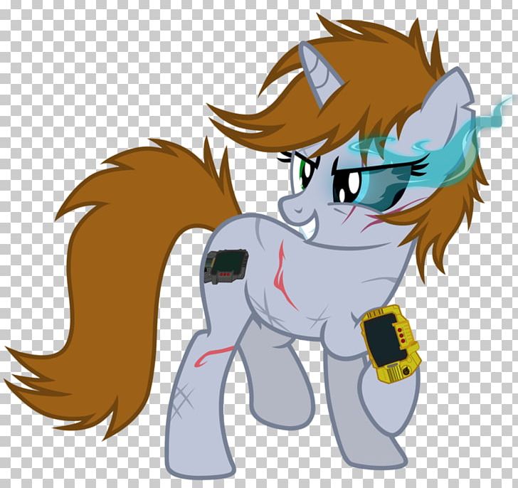 Pony Fallout: Equestria Horse PNG, Clipart, Animals, Anime, Art, Carnivoran, Cartoon Free PNG Download