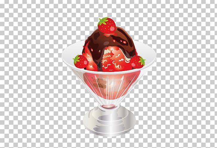 Strawberry Ice Cream Fruit Salad PNG, Clipart, Amorodo, Chocolate Ice Cream, Cream, Dairy Product, Dessert Free PNG Download