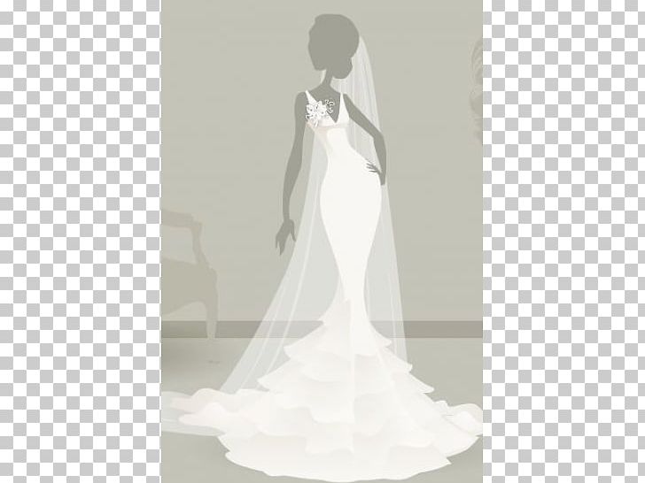 Wedding Dress Ivory Shoulder White Gown PNG, Clipart, Black, Black And White, Bridal Accessory, Bridal Clothing, Bride Free PNG Download