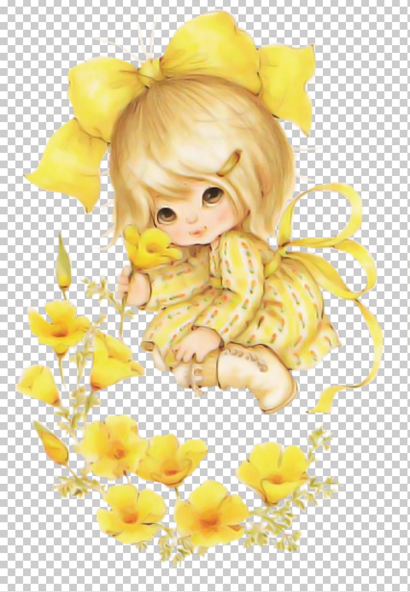Yellow Cartoon Angel PNG, Clipart, Angel, Cartoon, Yellow Free PNG Download
