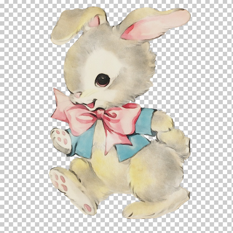 Easter Bunny PNG, Clipart, Easter Bunny, Paint, Plush, Rabbit, Stuffed Animal Free PNG Download