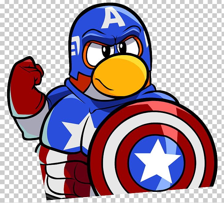 Club Penguin Captain America Drawing Superhero PNG, Clipart, Adventure Film, Animals, Beak, Captain America, Club Penguin Free PNG Download