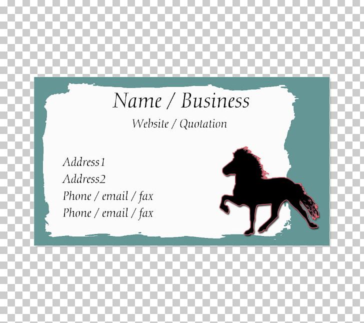 Icelandic Horse Business Cards Mammal Dog PNG, Clipart, Banner, Business Card Format, Business Cards, Canidae, Dog Free PNG Download