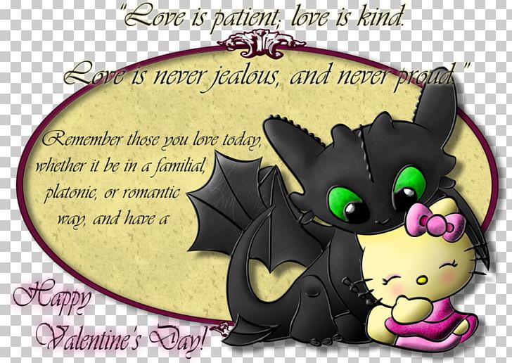 Cat Happy Valentines Day Hello Kitty Toothless Png Clipart